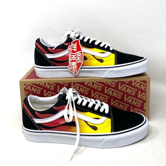 VANS Old Skool Flame Sneakers Low Top Women Size Shoes Suede Canvas VN0A38G1PHN - Picture 9 of 11
